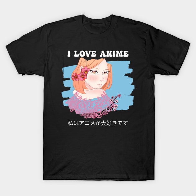 Anime Style Graphic T-Shirt by TASKARAINK